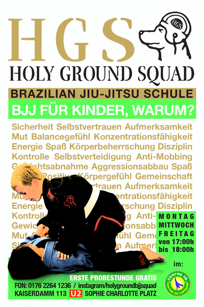 KIDS BJJ FLYER